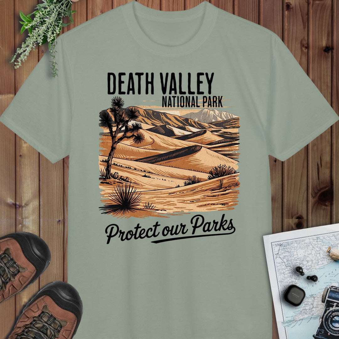 Protect Our Parks Death Valley Performance T-Shirt in Sage
