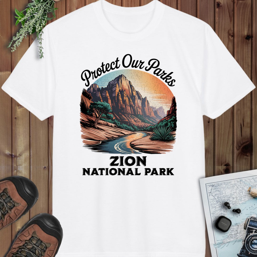 Protect Our Parks Zion National Park Performance T-Shirt in White