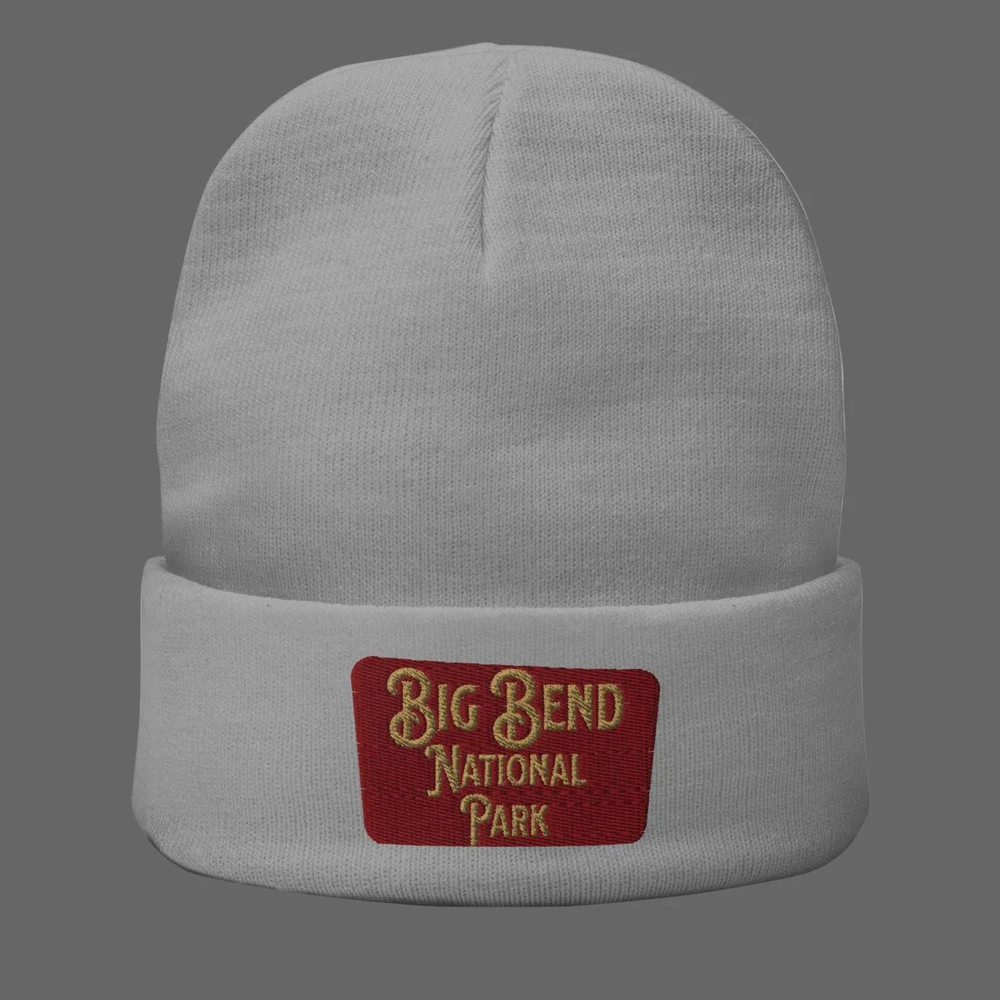 Big Bend National Park embroidered beanie detail or alternate product view