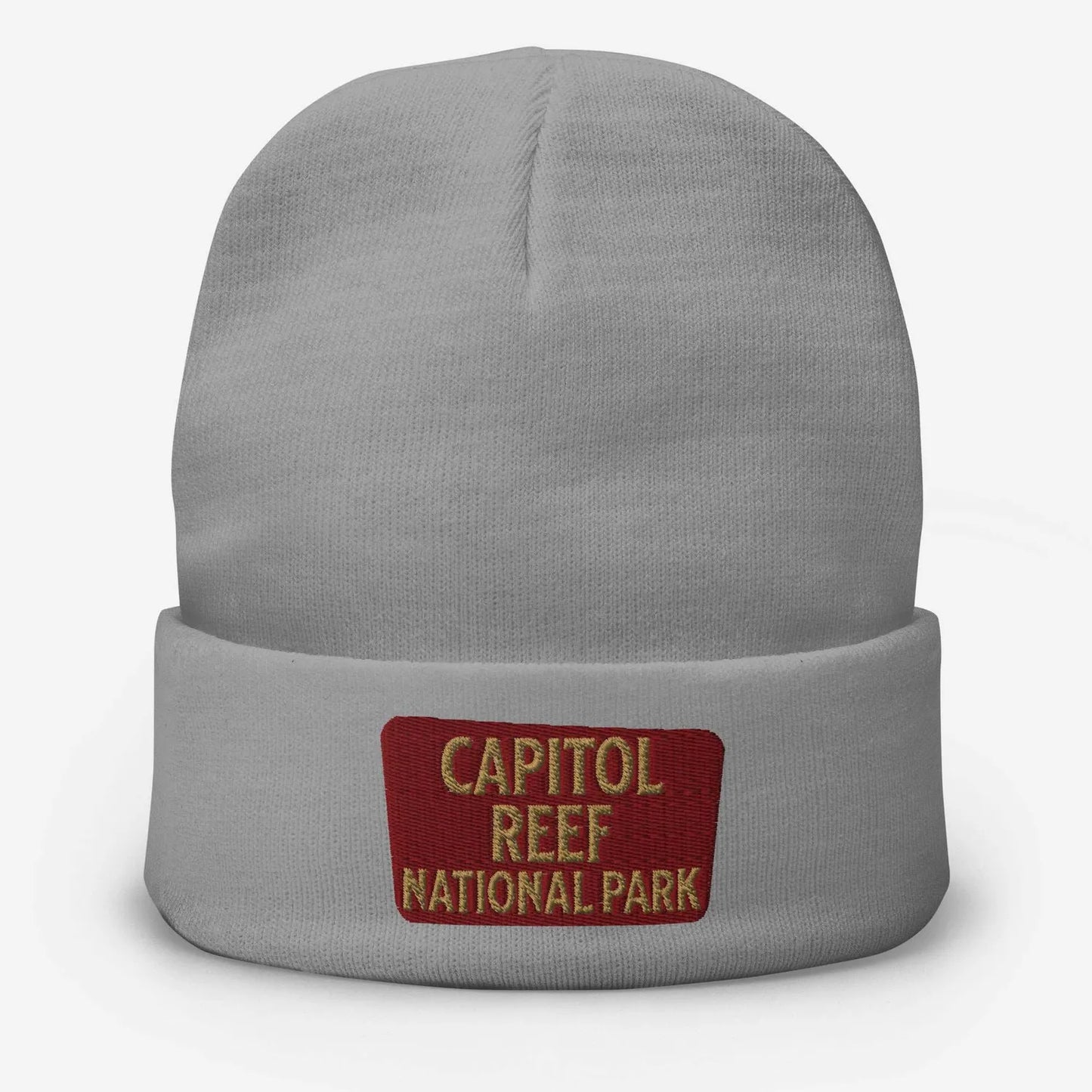 Capitol Reef embroidered beanie alternate product angle