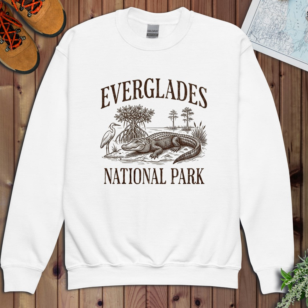 Untitled Project - Standard (4) National Park Youth Sweatshirt in White
