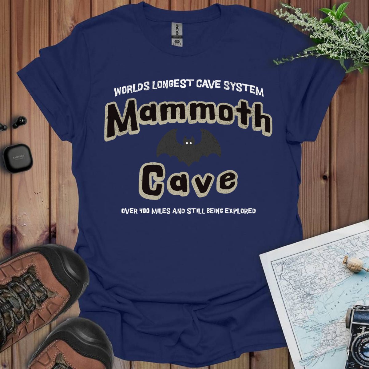 Mammoth Cave National Park Longest Cave t-shirt shown in lifestyle or modeled setting