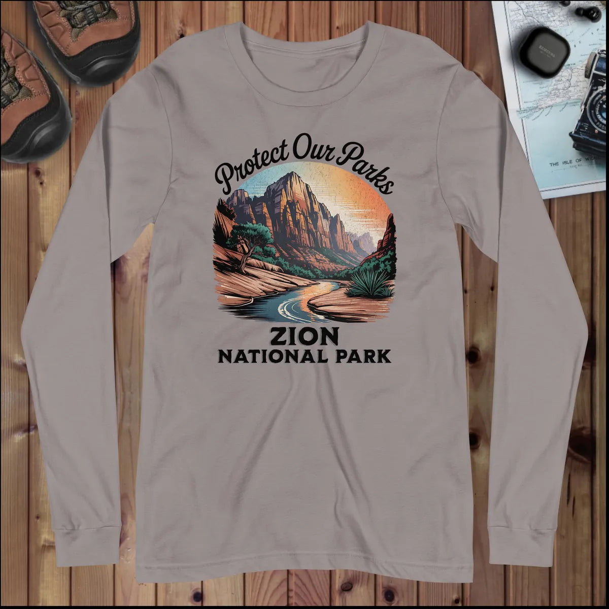 Protect Our Parks Zion Long Sleeve T-Shirt - Parks Apparel