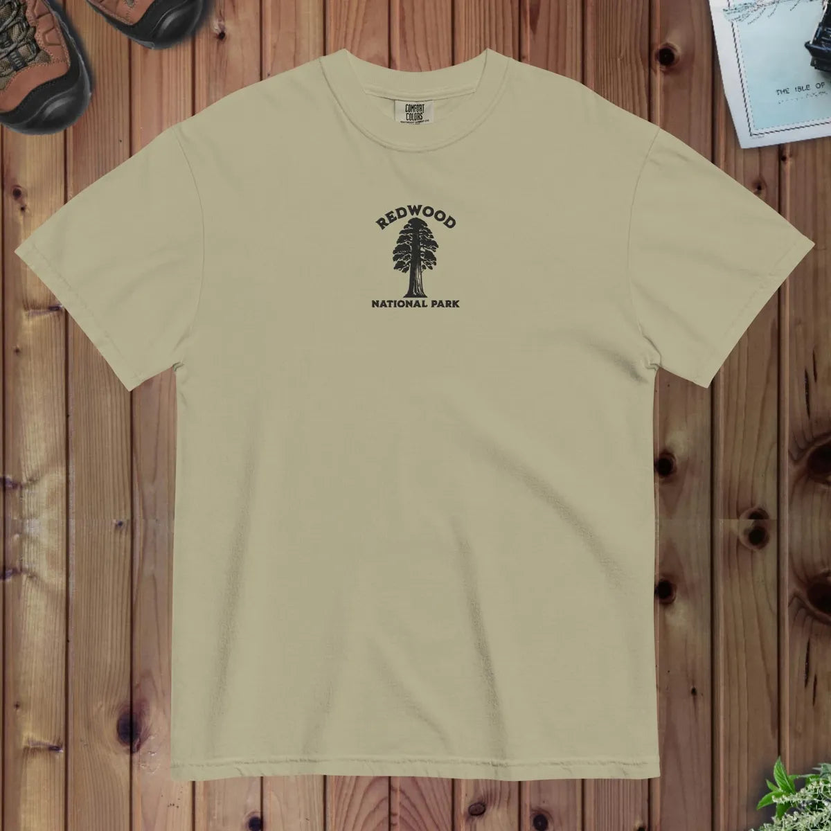 Redwood National Park Premium Embroidered T-shirt - Parks ApparelT-Shirt