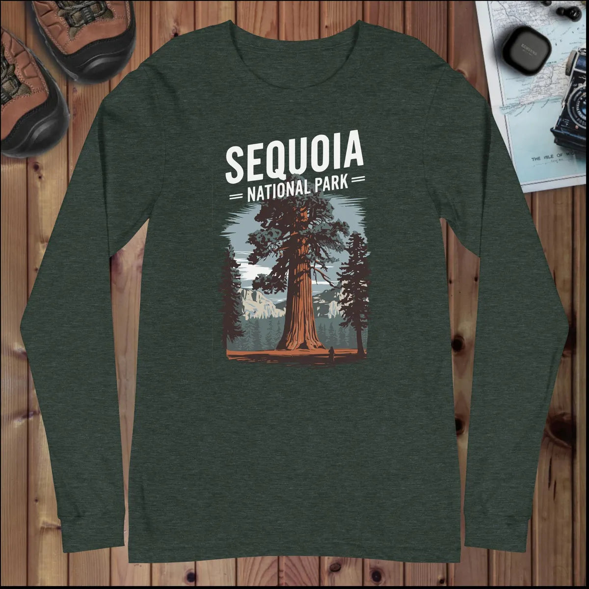 Sequoia National Park Long Sleeve Tee - Parks ApparelLong - sleeve