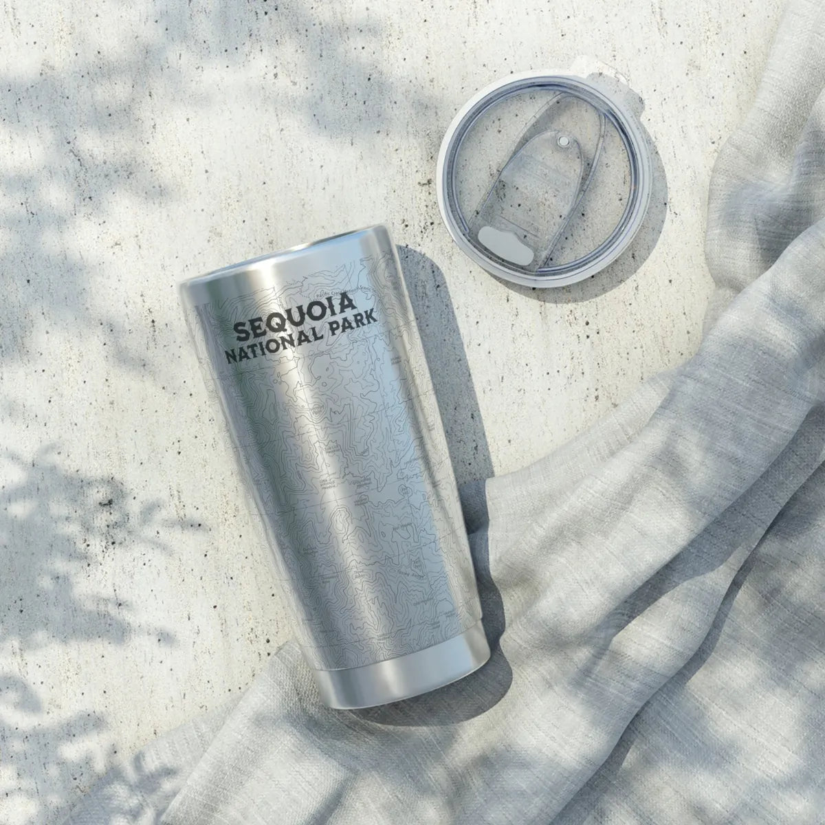 Sequoia National Park Topographic Tumbler 20oz - Parks ApparelMug