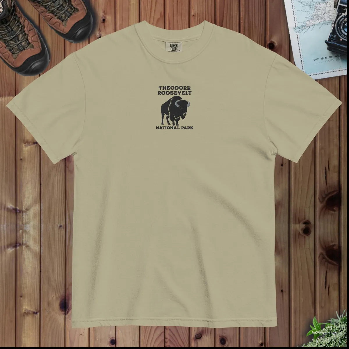 Theodore Roosevelt National Park Premium Embroidered T-shirt - Parks ApparelT-Shirt