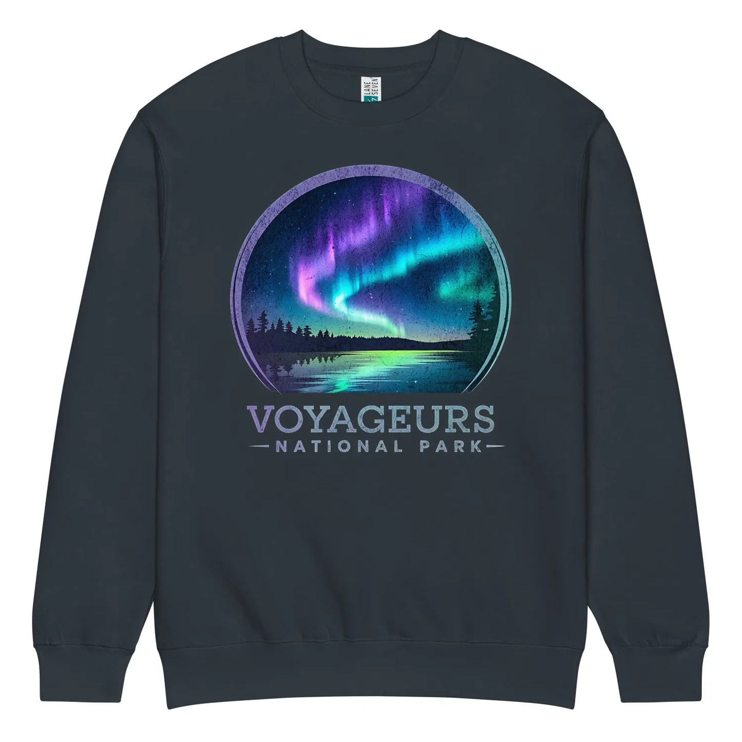 Voyageurs aurora borealis crewneck sweatshirt alternate apparel color or product angle