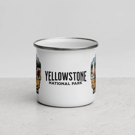 Yellowstone National Park Durable Enamel Camp Mug - Parks Apparel