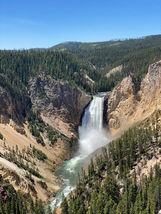 Yellowstone National Park collection image showing the Grand Canyon of the Yellowstone