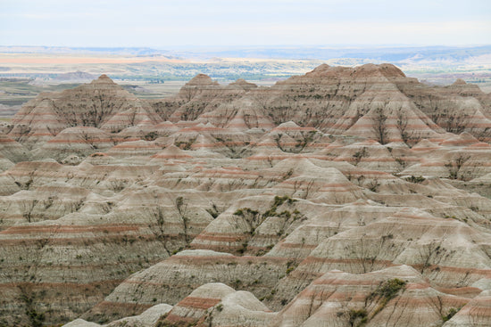 Badlands National Park collection image showing layered South Dakota buttes and prairie landscape