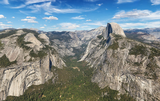 Yosemite National Park collection image showing Yosemite Valley granite cliffs and mountain scenery