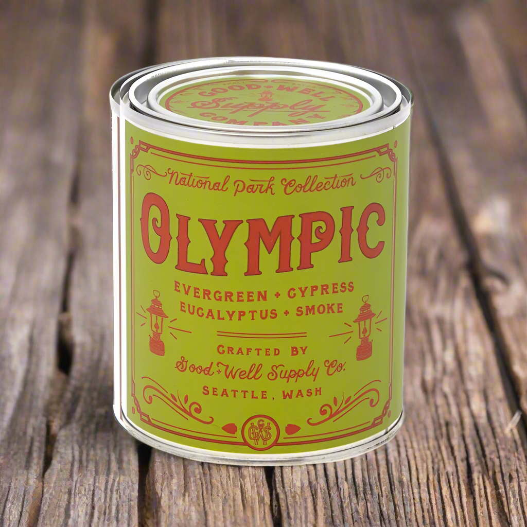 Olympic National Park Candle candle Good & Well Supply Co. Wood Wick 1/2 Pint