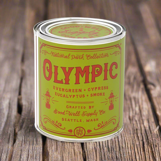 Olympic National Park Candle candle Good & Well Supply Co. Wood Wick 1/2 Pint