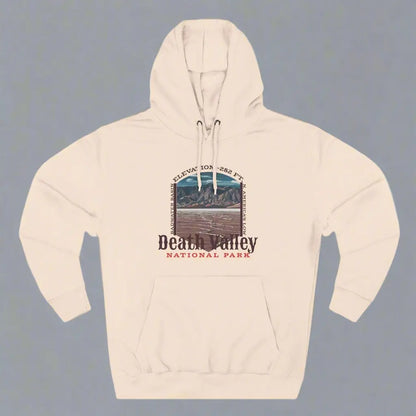 Death Valley National Park Unisex Fit Fleece Hoodie Badwater Basin Hoodie Printify S Pale Pink