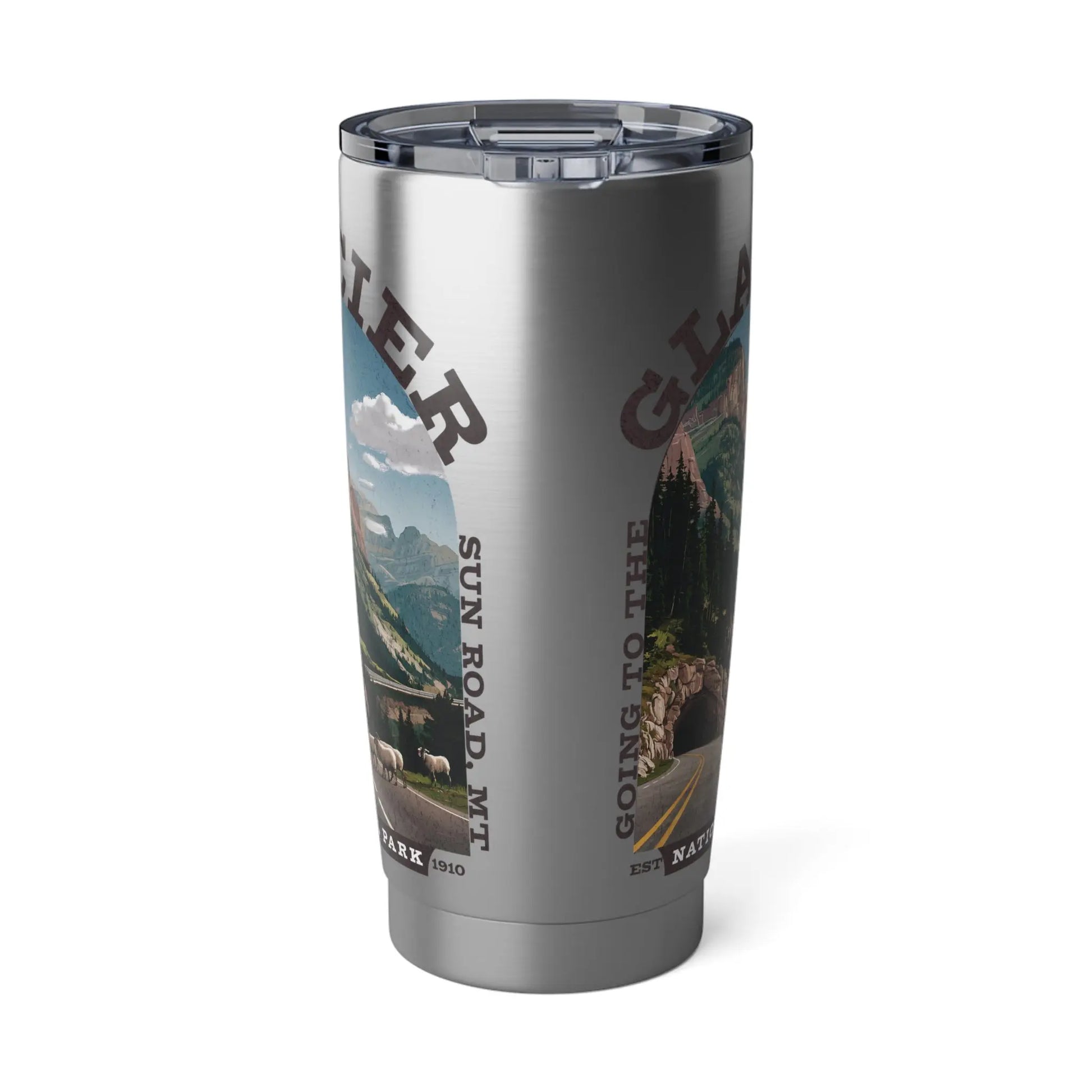 Glacier National Park Insulated 20oz Tumbler Going to the Sun Rd. Mug Printify