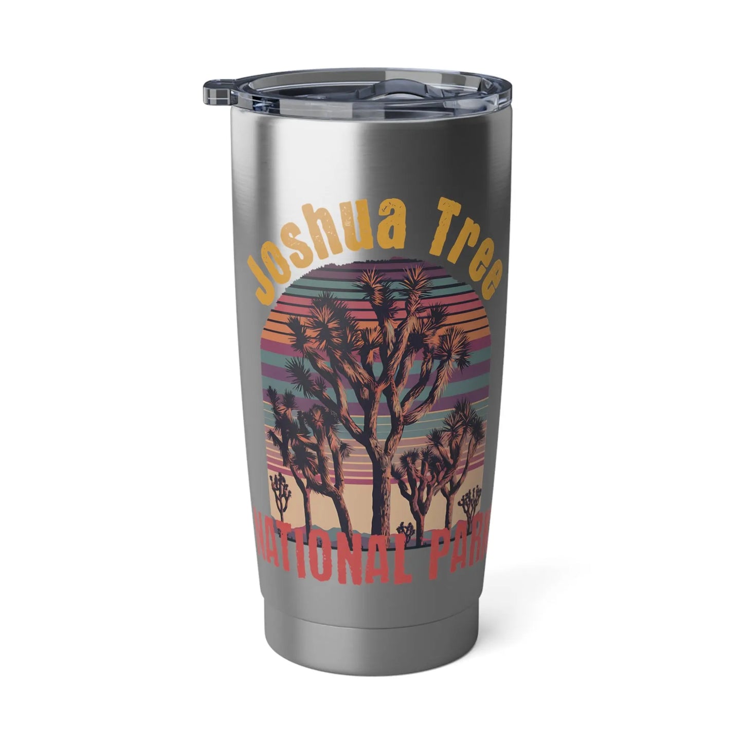 Joshua Tree National Park 20oz Insulated Tumbler Mug Printify 20oz Silver