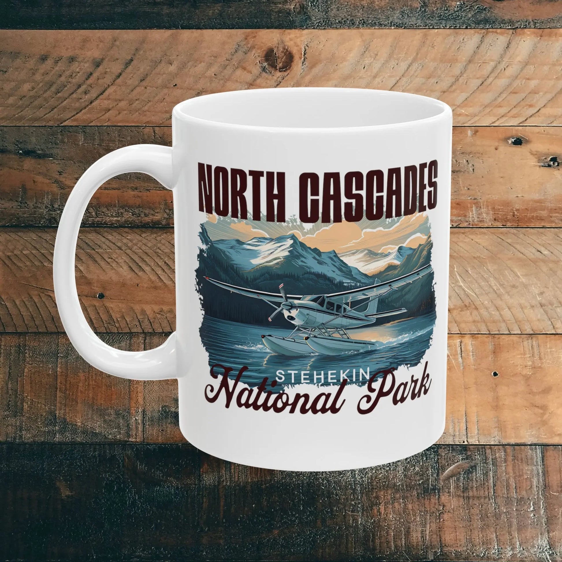 North Cascades National Park Scenic Ceramic Mug 11 15oz Stehekin Mug Printify 11oz