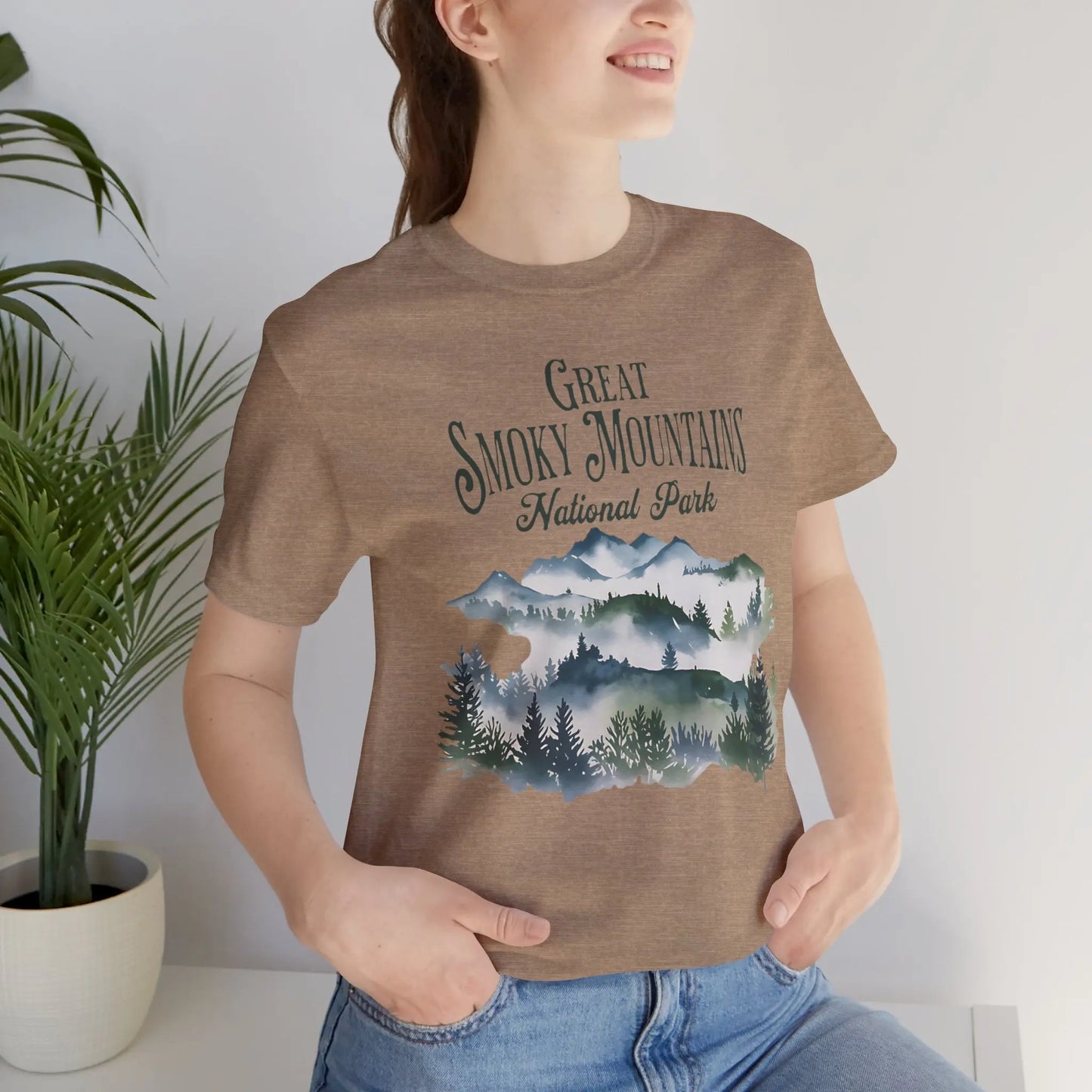 Great Smoky Mountains National Park Unisex T-shirt T-Shirt Printify