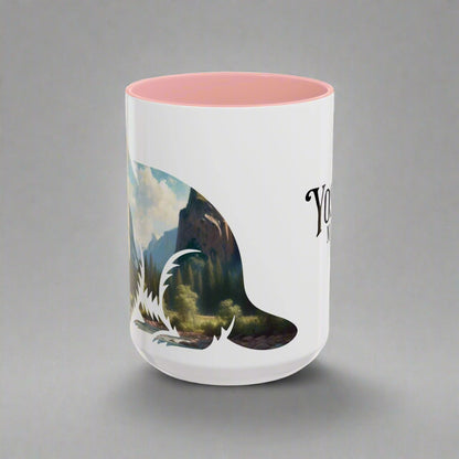 Yosemite National Park Colored Mug Mug Printify