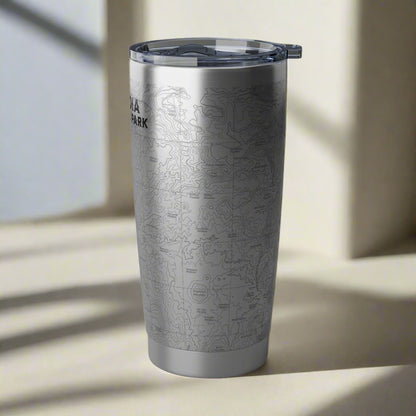 Sequoia Topographic Tumbler Mug Printify