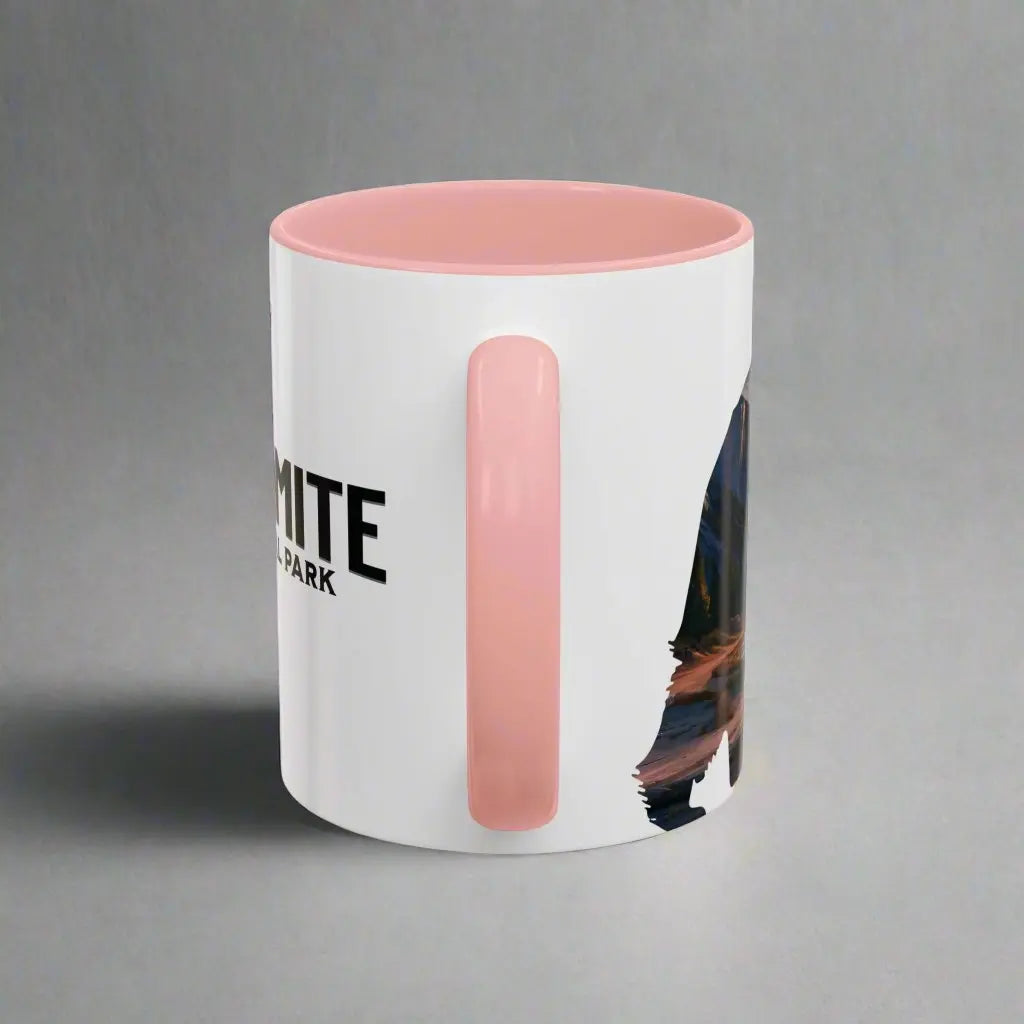 Yosemite National Park Valley Bear Accent Coffee Mug 11oz 15oz Mug Printify