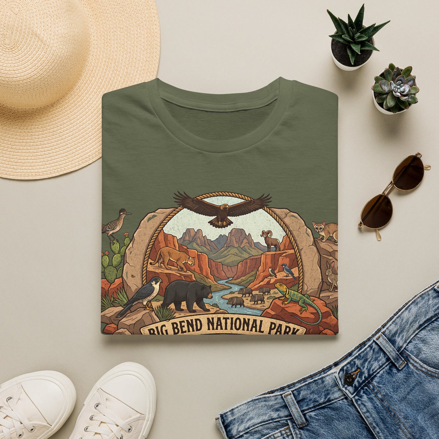 Big Bend National Park Emblem Graphic T-Shirt