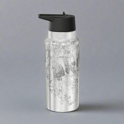 Acadia National Park Water Bottle Tumbler 32oz Mug Printify