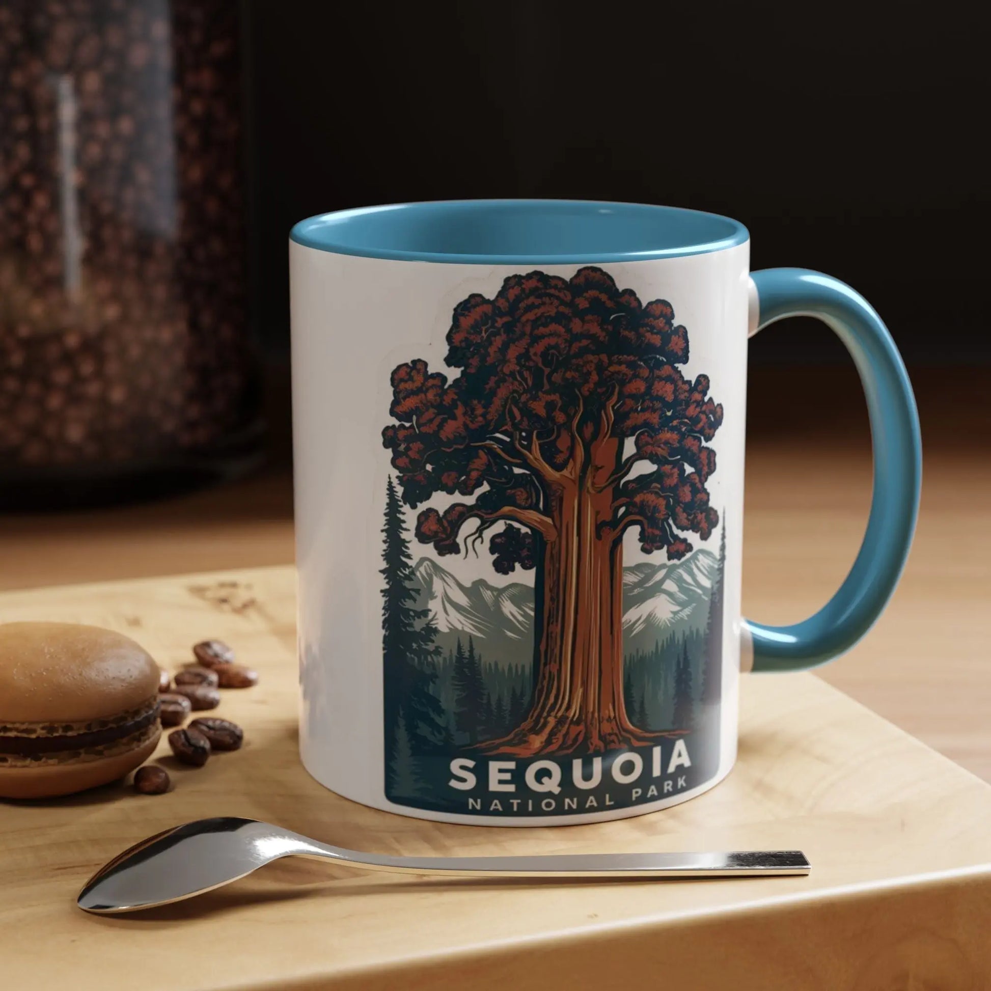 Sequoia National Park Big Tree Coffee Mug Mug Printify