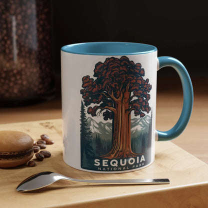 Sequoia National Park Big Tree Coffee Mug Mug Printify