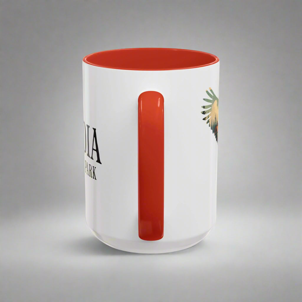Acadia Bird Colored Mug Mug Printify