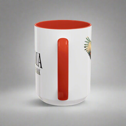 Acadia Bird Colored Mug Mug Printify