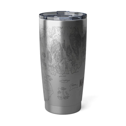 Acadia National Park Topographic Tumbler 20oz Tumbler Printify