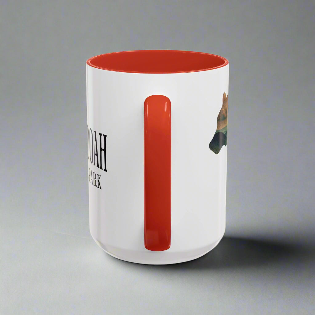 Shenandoah Bear Colored Mug Mug Printify