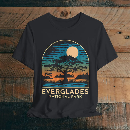 Everglades National Park Unisex Fit T-Shirt Florida Trees T-Shirt Printify