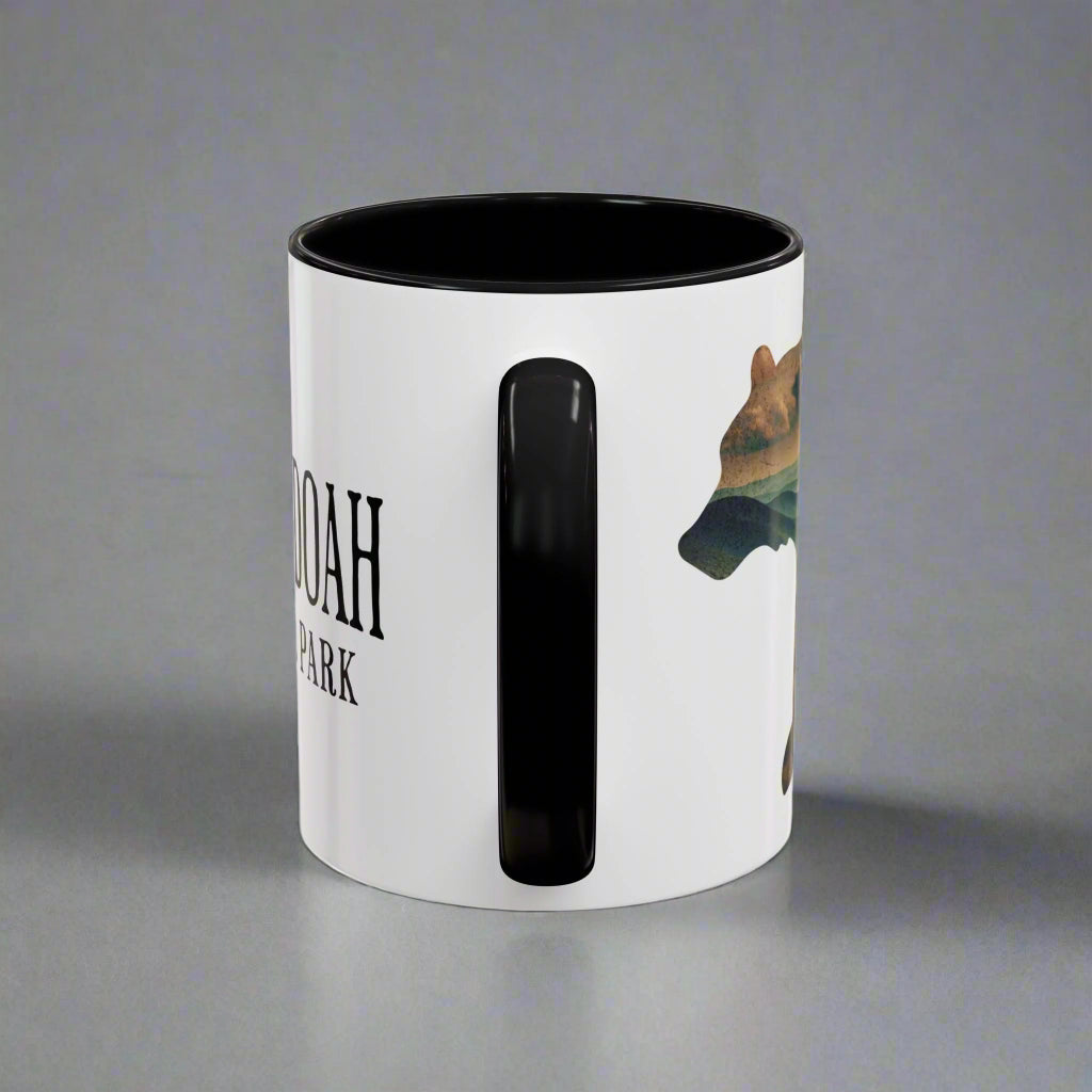 Shenandoah Bear Colored Mug Mug Printify