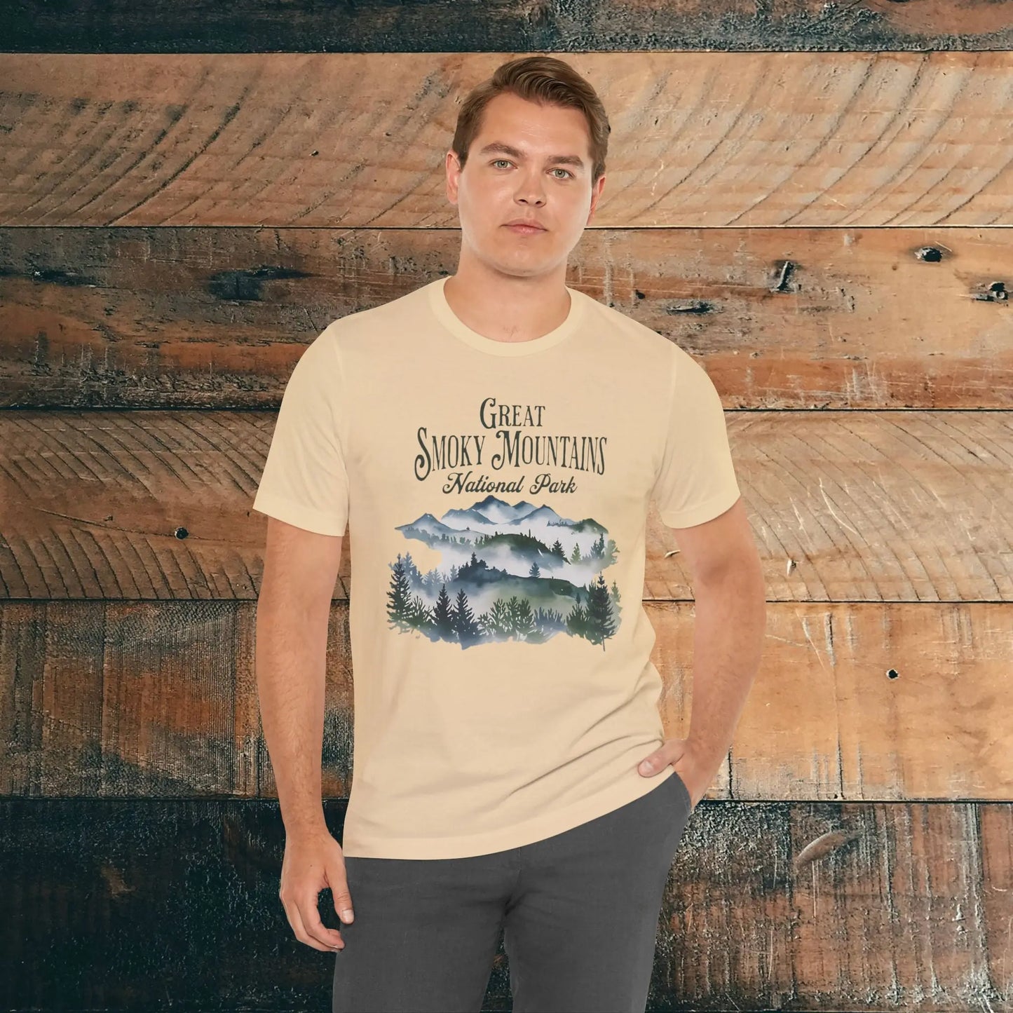 Great Smoky Mountains National Park Unisex T-shirt T-Shirt Printify