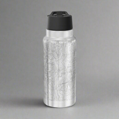 Mount Washington Topographic Insulated Water Bottle Tumbler water bottle Printify