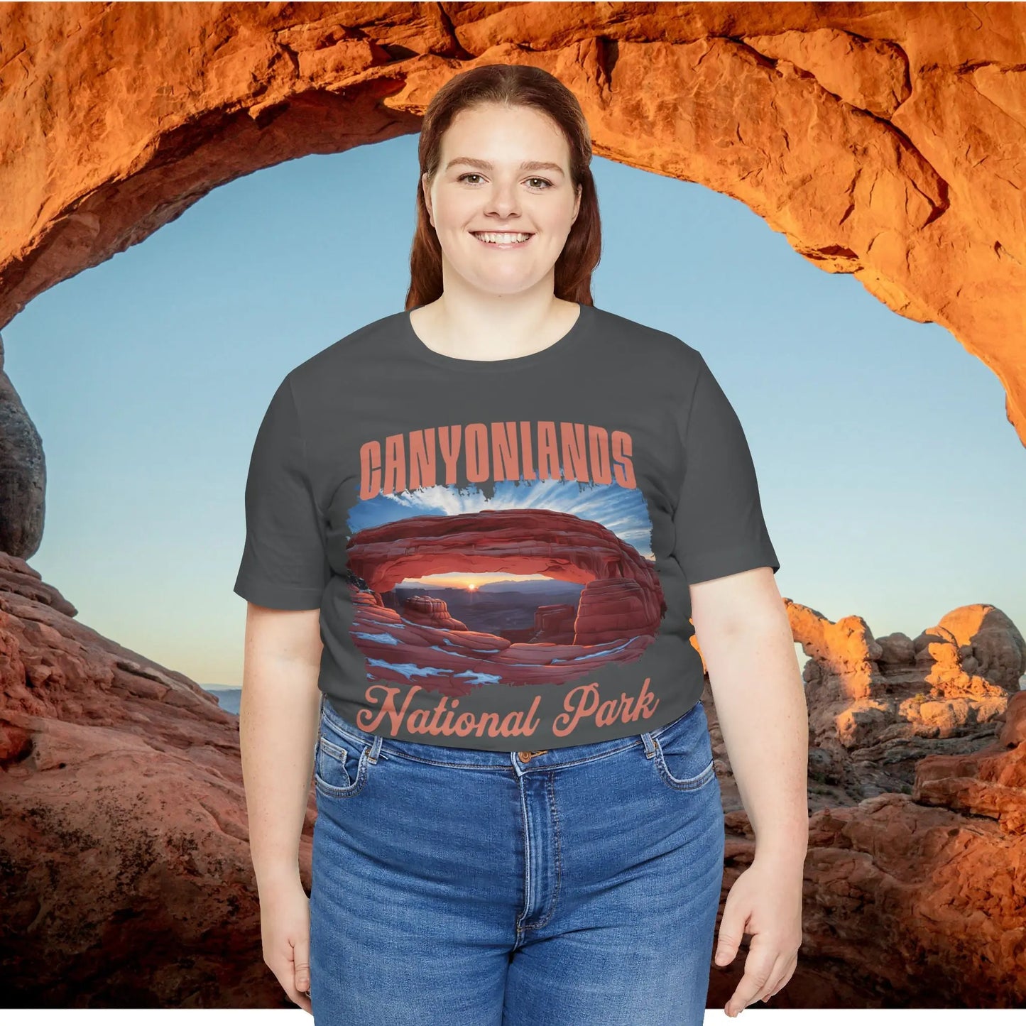 Canyonlands National Park Short Sleeve Tee T-Shirt Printify