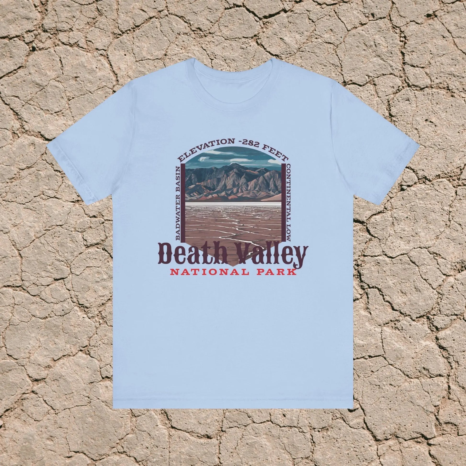 Death Valley National Park Badwater Basin T-shirt T-Shirt Printify