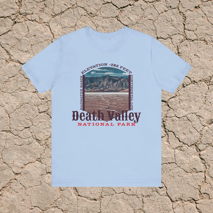 Death Valley National Park Badwater Basin T-shirt T-Shirt Printify