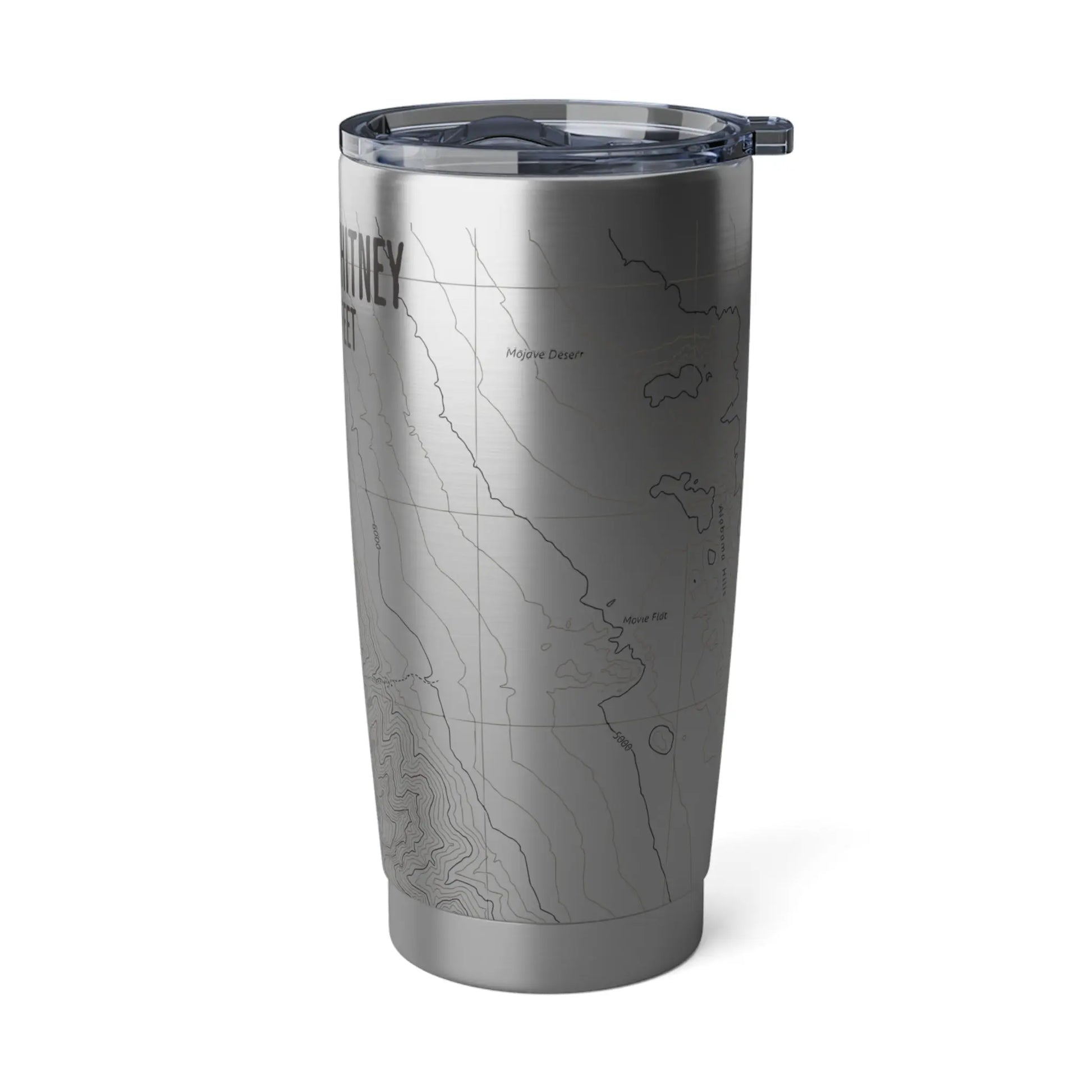 Mount Whitney District Topographic Tumbler 20oz Tumbler Printify