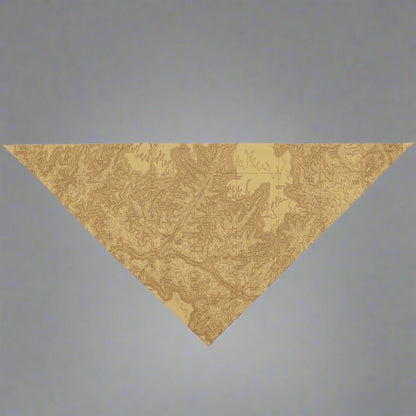 Grand Canyon National Park Topographic Dog Bandana Pets Printify