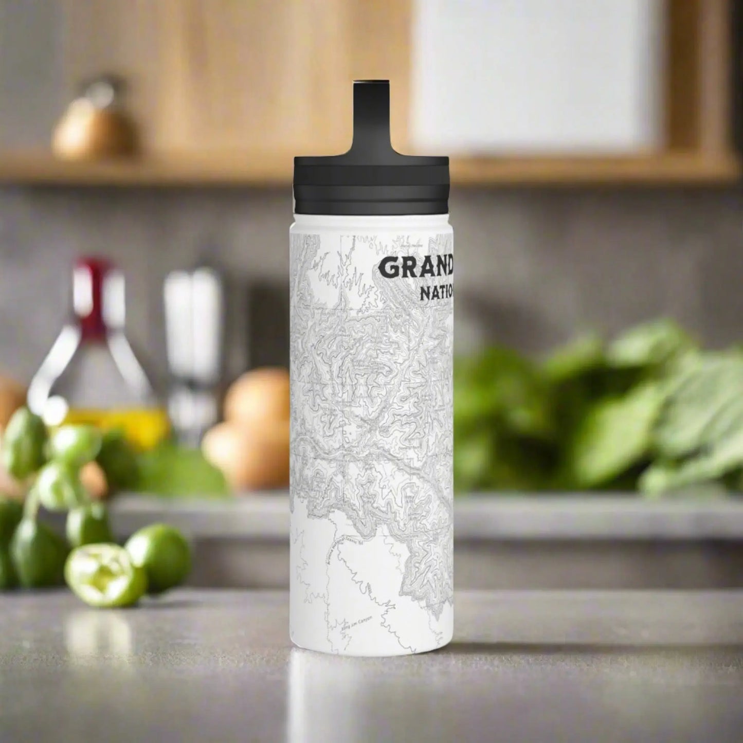 Grand Canyon National Park Stainless Steel Water Bottle (3 Sizes, 3 Lid Options) Mug Printify