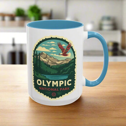 Glacier National Park Accent Coffee Mug 11oz 15oz Mug Printify