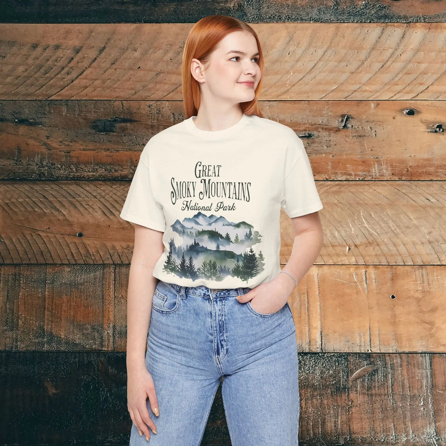 Great Smoky Mountains National Park Unisex T-shirt T-Shirt Printify