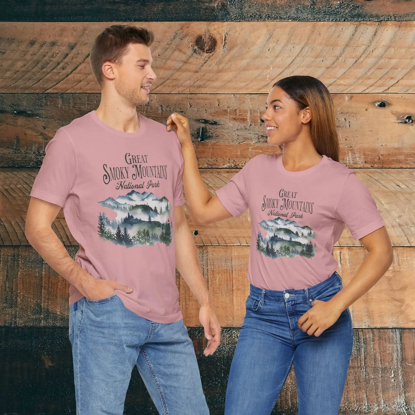 Great Smoky Mountains National Park Unisex T-shirt T-Shirt Printify