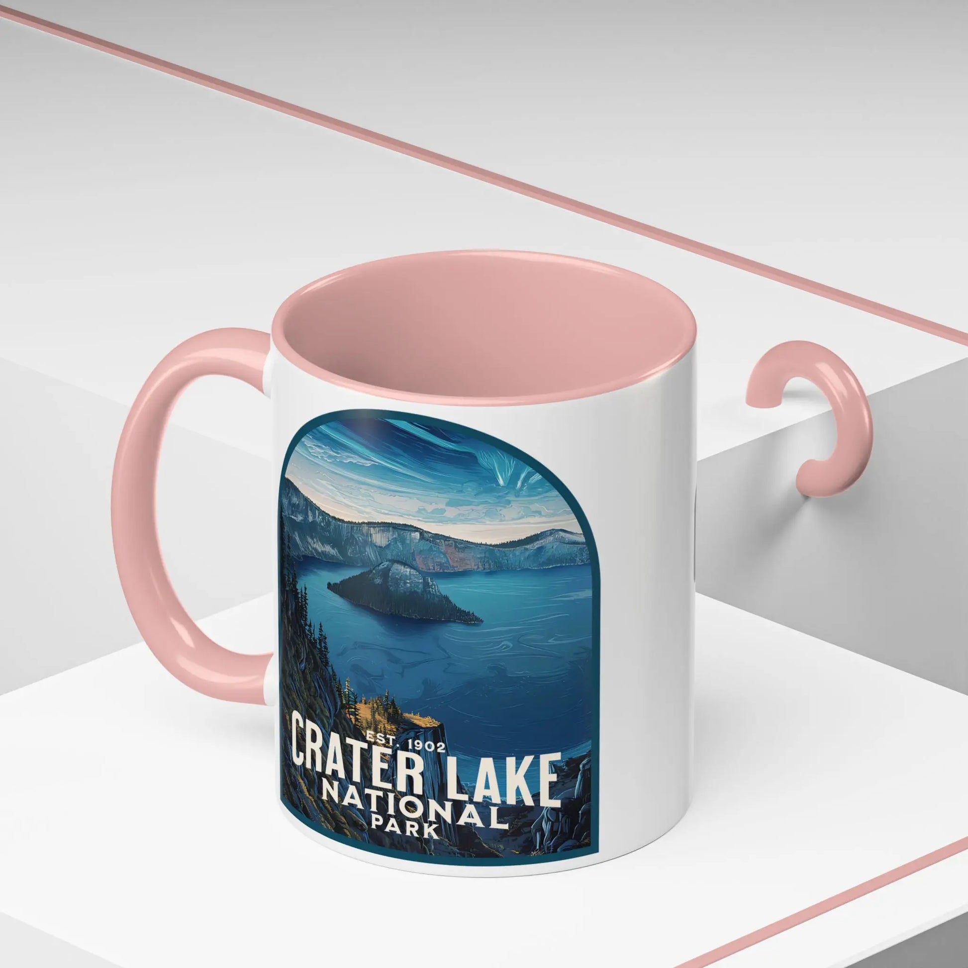 Crater Lake National Park Coffee Mug Mug Printify