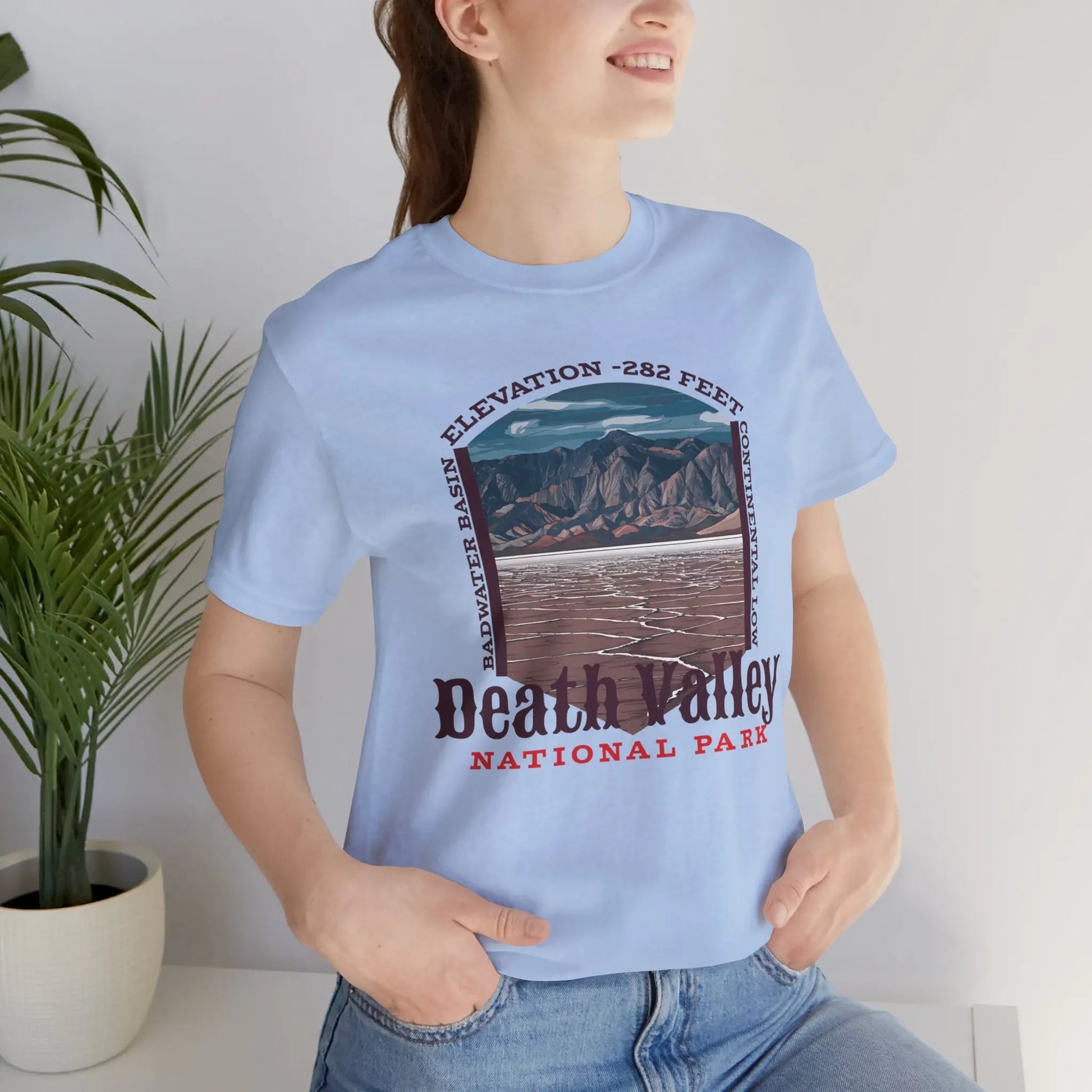 Death Valley National Park Badwater Basin T-shirt T-Shirt Printify