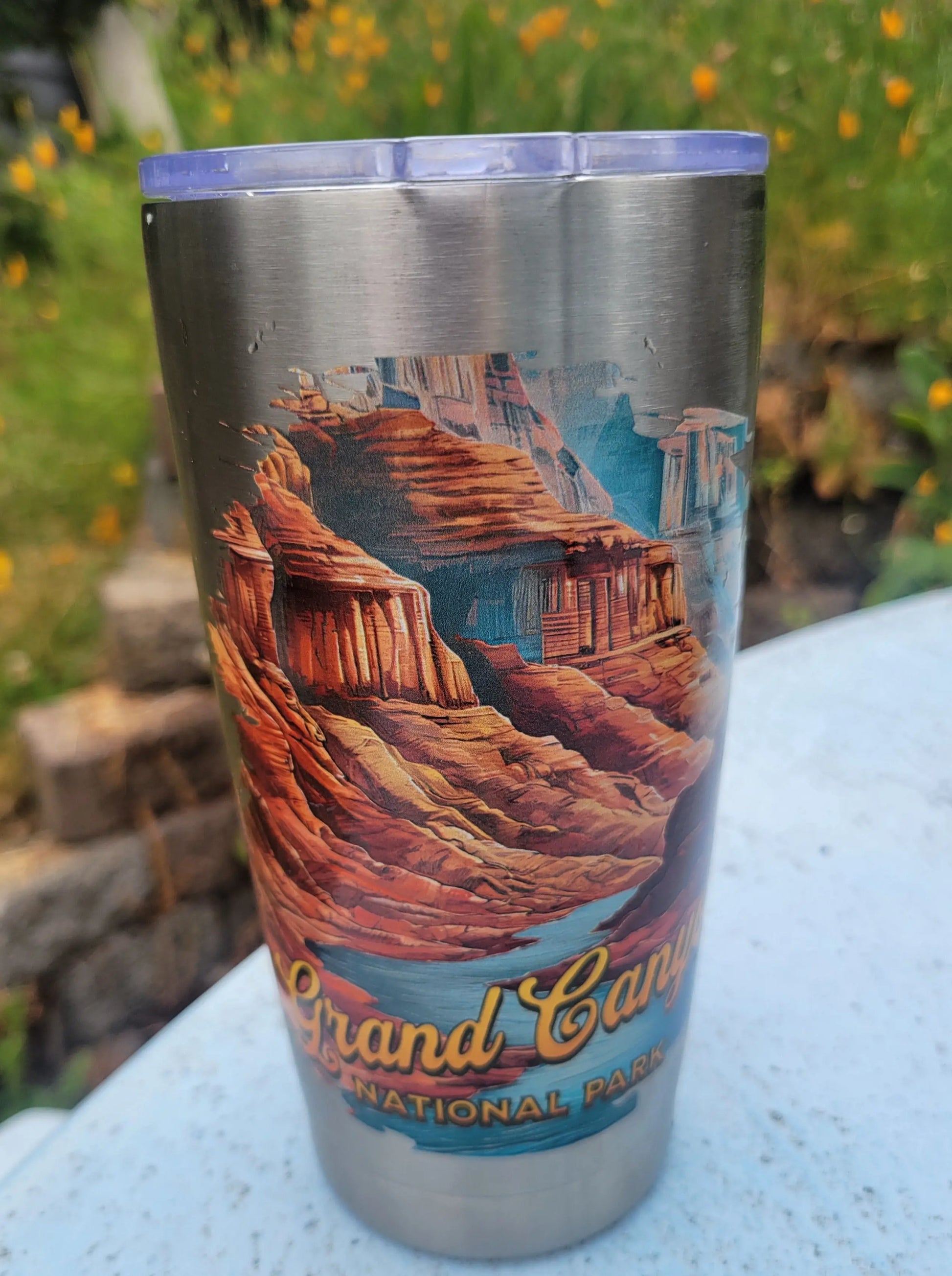 Grand Canyon National Park 20oz Tumbler Stainless Steel Insulated Sealed Top Mug Park Service Apparel